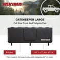 thumbnail image 4 of Yakima GateKeeper Full Size Truck Bed Large Polyester Tailgate Pad, Black, 4 of 10