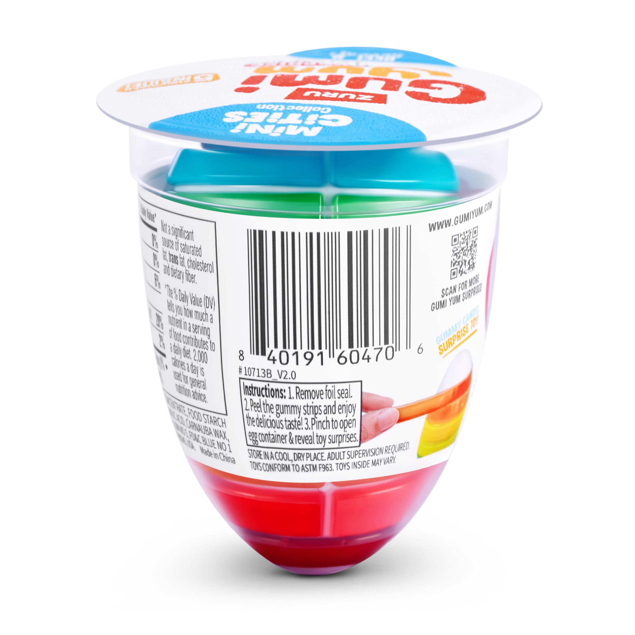 yumページです ZURU Gumi Yum Surprise Mini Cities Unboxing Toy, Fruit Flavor