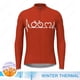 thumbnail image 5 of Maillot de ciclismo para hombre, manga larga, forro polar de invierno, ropa de ciclismo de montaña, uniforme, chaqueta cálida para bicicleta, maillot, ropa de ciclismo, 5 of 5