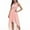 Pink, variant on Women's Floral Lace Hi-Lo Bridesmaid Dress Sleeveless Formal Wedding Maxi Dress