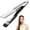 White, variant on Hair Straightener, 1 Inch Steam Hair Straightener & Curling Iron 2-in-1，Fast Heat-Up, Negative Ion & Steam Hair Care，Professional Ceramic Double Voltage Straightener for Less Frizz Shinier(Black)