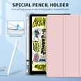 thumbnail image 4 of KenKe iPad 9th Generation / iPad 8th Gen / iPad 7th Gen Case with Built-in Pencil Holder, Slim Silicone TPU Transparent Back Cover for iPad 10.2 Inch case (2021 / 2020 / 2019 Release),Pink, 4 of 9