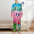 thumbnail image 2 of Kirby One Piece Pajama Hooded Union Suit PJs Sleepwear, 2 of 7