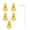 Gold, variant on 4Pcs Bicycles Cable End Crimps with Wrench Set for Road Bikes and Mountain Bicycles Aluminum Alloy Bike Cable End Caps