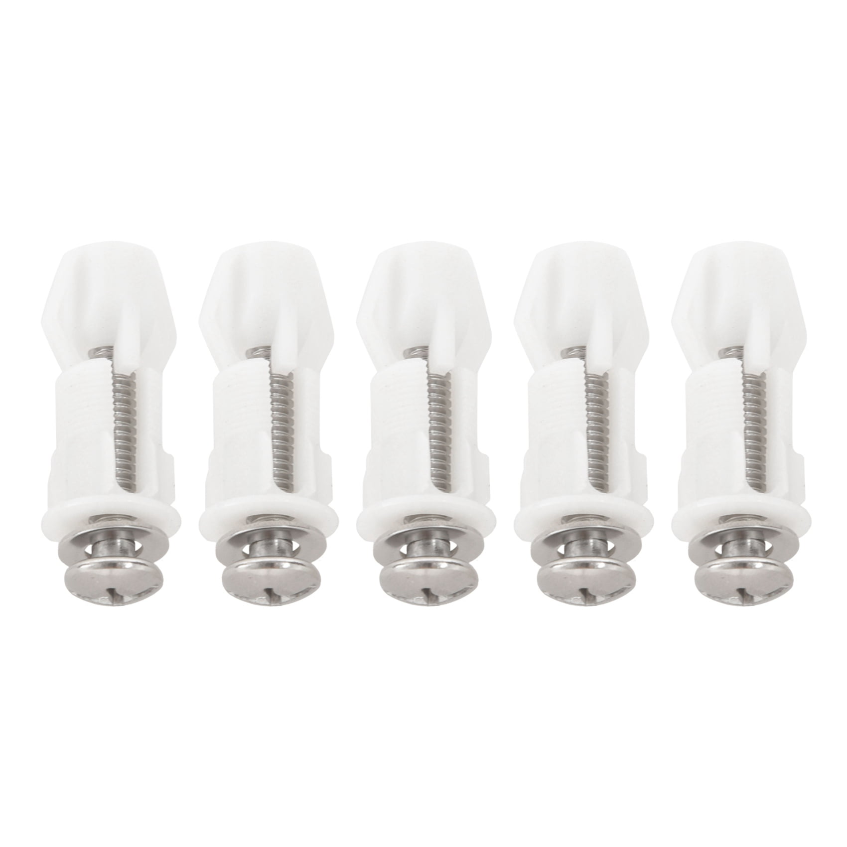 Toilet Hinges Screws WC Hole Fixing Easy Installation 10 Pack
