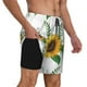 thumbnail image 2 of Balery Sunflowers (2) Bañador para hombre, shorts de playa de secado rápido con entrepierna y forro de compresión-X-Large, 2 of 6