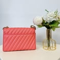 thumbnail image 4 of Michael Kors Women's Rose Quilted Leather Shoulder Flap Medium Crossbody Bag, 4 of 8