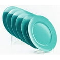 thumbnail image 4 of Reston Lloyd 71702 Ensemble de 6 Assiettes à Souper en Mélamine Turquoise, 4 of 6
