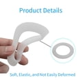 thumbnail image 3 of Toilet Seal Rings Silicone Toilet Gasket, Compatible with TOTO THU440-A, THU445, 10A-A, 2-Pack, 2.12Inch(54mm) ID, 3.14Inch(80mm) OD，WC Replacement and Repair Part, 3 of 6