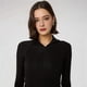 thumbnail image 5 of Sudadera Deportiva de Cuello Alto con Cremallera de un Cuarto para Mujer Negro L, 5 of 9