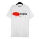 thumbnail image 1 of Comercio exterior pa angel marca de moda árbol de coco llama letra logo graffiti flujo pintura Camiseta de manga corta ropa de pareja2197 # blanco rojo, 1 of 2