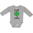 thumbnail image 3 of Inktastic Half Pint Boys or Girls Long Sleeve Baby Bodysuit, 3 of 5