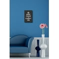 thumbnail image 2 of Canvas Wall Art Gallery Wrap Canvas Prints - Keep Calm and Carry On | Stretched Deep Grey Canvas Home Art Ready to Hang - 12" x 18", 2 of 4