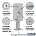 thumbnail image 7 of Salsbury Industries Pedestal Mounted Aluminum Parcel Locker, 7 of 7
