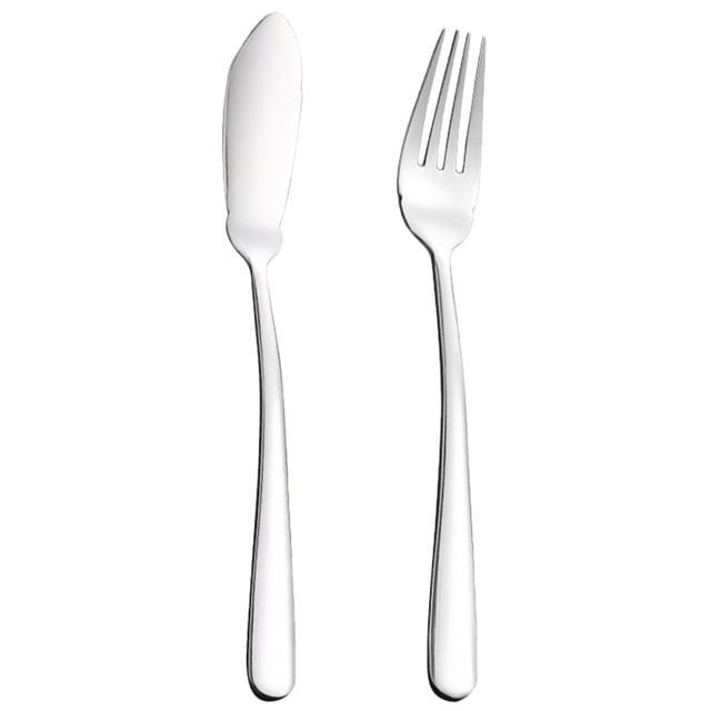 1 conjunto de cubiertas de cortador de horquilla de acero inoxidable occidental de vajilla para restaurante casero