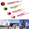thumbnail image 2 of 4 Anzuelos de Pesca Sunnimix Cabeza de Plomo y Cola de Silicona Doble Anzuelo Cebo 100g, 2 of 8