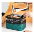 thumbnail image 4 of Belle Mountains HTS-0395 Neceser Maquillaje De Viaje De Doble Capa Cosmetiquera Bolsa Verde, 4 of 8