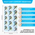 thumbnail image 3 of Universal Golf Cart Seat Cover Golf Cart Seat Blanket and Towel for 2-Person Seats Club Car, 3 of 6