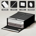 thumbnail image 4 of SpaceAid 4 Pack Sheet Organizers and Storage, Queen & King Size, Black, Fabric, 4 of 6