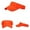 Orange, variant on CHENge Fashion Leopard Print Baseball Visor Sun Hat for Women Stylish Adjustable Outdoor Sport Cap