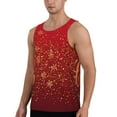 thumbnail image 2 of Logiee Merry Christmas Print Men's Workout Tank Top,Quick Dry Workout Tank Top,Gym Muscle Tee,Fitness Bodybuilding Sleeveless T Shirt-XX-Large, 2 of 7