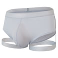 thumbnail image 3 of Men's Boxer Briefs Bulk Underwear Men Underpants Briefs Underwear Mens Men Brief No Ride up Spandex beneath Athletic Molasses with inside Them Wading Light Blue 2XL, 3 of 3