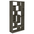 thumbnail image 5 of Corey 71-inch 10-shelf Bookshelf Weathered Grey, 5 of 11