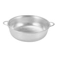 thumbnail image 4 of Stainless Steel Colander Strainer Rice Washing Bowl Dense Hole Basket Rinsing Kitchen Draining Basket for Food Pasta Fruits 16.5cm, 4 of 8