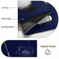 thumbnail image 6 of Golf Ball Runner Rug 2.7x5 FT, Non Slip Entryway Carpet, Navy Blue Monochrome Sport Washable Soft Floor Carpet Entrance Mat Non-Shedding Throw Rug for Hallway Laundry Room Bedside, 6 of 9