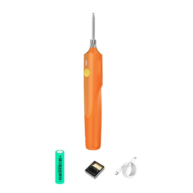 Amdohai Ensemble de Fer à Souder Sans Fil USB Rechargeable Fer à Souder Mini Portable Réglable Température Soudure Fer Soudure Soudure Outils de Réparation