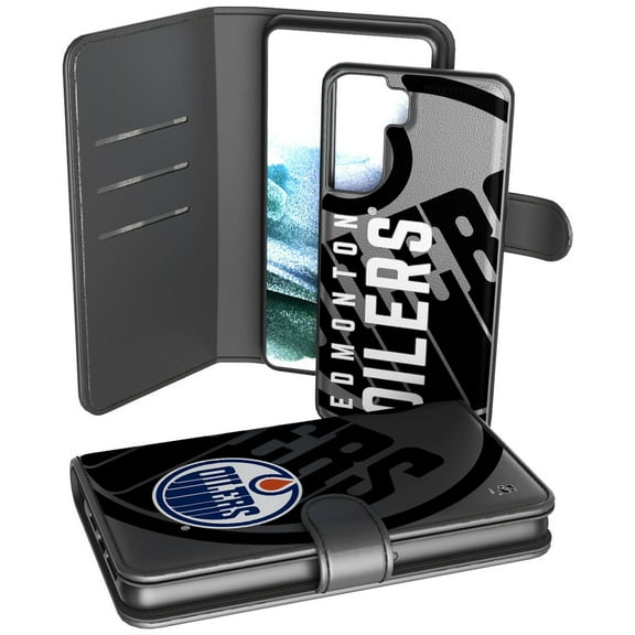 Edmonton Oilers Samsung Galaxy Mono Tilt Wallet Case