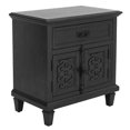 thumbnail image 4 of Platform Rustic Gray Wood Sleigh 3 Piece Bedroom Set in Queen, 4 of 9