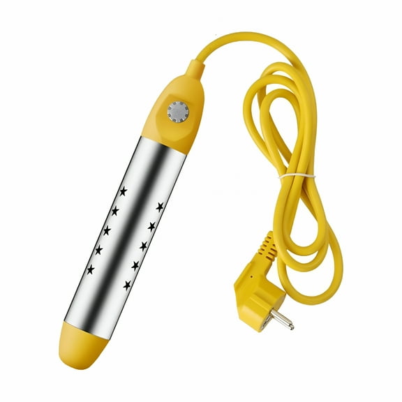 HIBIBUD 2026 New Immersion Water Heater, Portable Bucket Heater, Submersible Electric Water Heater, Stainless Steel Guard Anti-Scalding Submersible Water Heater for Pool Bathtub