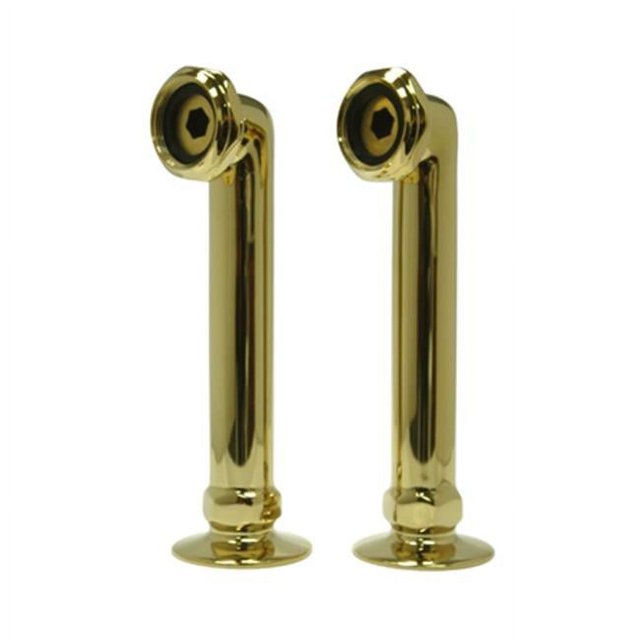 Kingston Brass AE6RS2 6 in. Aqua Eden Deck Mount Riser for Faucet, Polished Brass