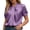 Purple, variant on yillto Womens Summer Tops V Neck Business Blouse Pullover Lightweight Loose Casual Office Dressy Shirts