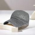 thumbnail image 1 of Gorra de béisbol de malla transpirable de malla de béisbol poliéster ajustable 56-58cm • Visera de protección UV exterior • Gorra deportiva casual ligera unisex, 1 of 6