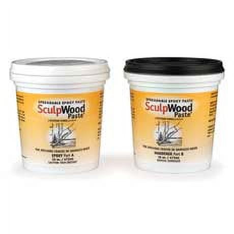 2 Gal System Three Resins 1600K50 SculpWood Epoxy Putty, Patch, Repair,  Filler and Compounds, Wood Filler, Stainable Wood Filler