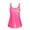Pink, variant on Two Piece Swimsuit for Womens High Waisted Tummy Control Bathing Suits Tankini Swimdress Printing Sling Swimwear Beachwear Purple L