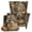 Autumn Tree & Oak Leaf Camouflage Pattern, variant on Pzuqiu Autumn Tree & Oak Leaf Camouflage Pattern Armchair Covers, Anti Dirt Wingback Chair Slipcover with High Elastic, 2-Piece Full Wrap Wing Chair Slipcovers