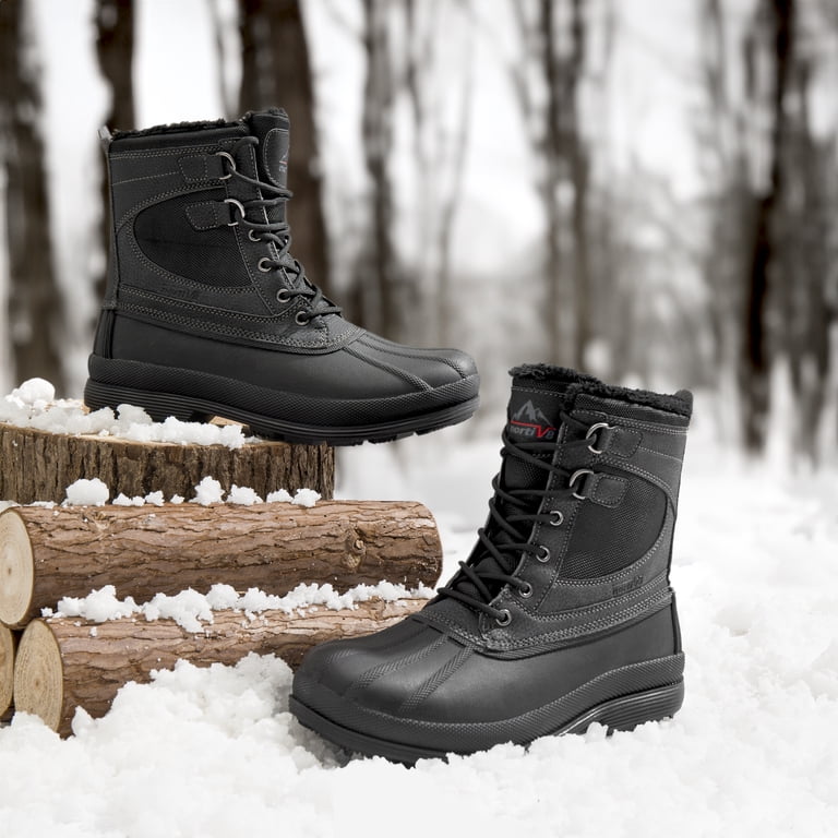 NORTIV8 Mens Snow Boots Insulated Waterproof Winter Boots  display picture 3