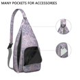 thumbnail image 2 of Exotic Paisley Sling Backpack - Handcrafted Floral Pattern Crossbody Bag, Stylish Anti-Theft Pack for Fashion Lovers, 2 of 4