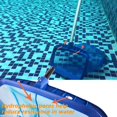 thumbnail image 4 of HELIAHOO Blue Pool Skimmer-Reinforced Frame Deep Rake Net for Cleaning Leaf in Swimming Pool,Hot Tubs & Pond(no Pole) AZ83-5413, 4 of 7