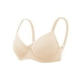 thumbnail image 5 of HSIA Plus Size Bra with Underwire Lightly Padded Full Figure Comfort Bra Nude 38D, 5 of 6