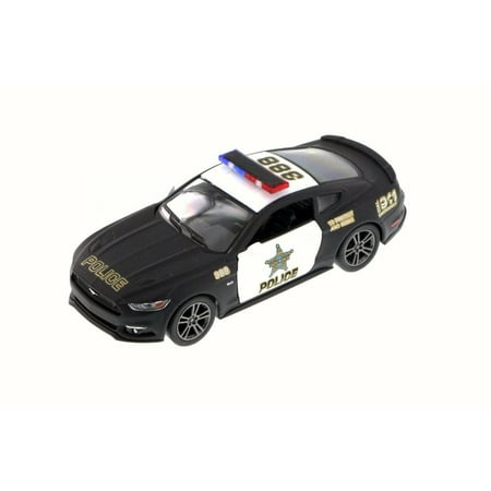 2015 Ford Mustang GT Police, Black - Kinsmart 5386DP - 1/38 Scale Diecast Model Toy Car (Brand New but NO