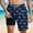 Navy, variant on Mqqzkk Mens Swim Trunks with Compression Liner Stretch Shorts Elastic Waist Drawstring Shorts Summer Beach Board Shorts