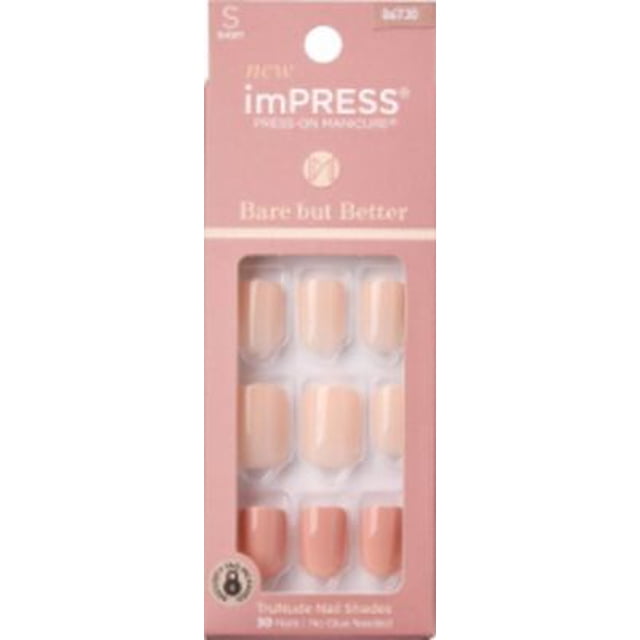 Uñas Postizas KISS ImPRESS Press-On BBB Nails Simple Pleasure KISS Bare But Better