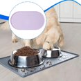 thumbnail image 6 of QSTDGVPW Pet Feeding Dog Food Mat Pad Protects Floor Raised Edge Non Spill Supplies Anti Purple, 6 of 9