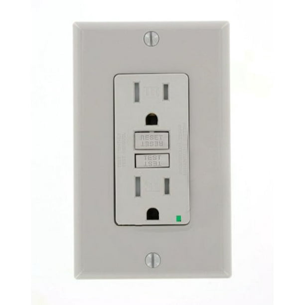 Leviton X7599GY SmartlockPro Slim GFCI TamperResistant Receptacle