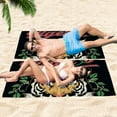 thumbnail image 6 of GZHJMY Beach Towel for Women Girls, Tiger Design Vector Bath Towel, Oversized Lightweight Sport Towel, 31x63 Inch, 6 of 7
