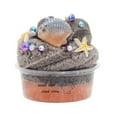 thumbnail image 2 of Anvazise 60ml Soft Fluffy Ocean Shell Slime Clay Plasticine Mud Stress Relief Kids Toy Black and Coffee One Size, 2 of 13